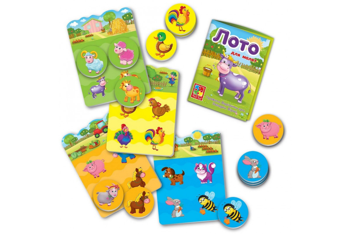 Детская настольная игра Лото Детская настольная игра Лото
