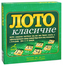 Настільна гра Лото класичне Arial 910046 укр. мовою 