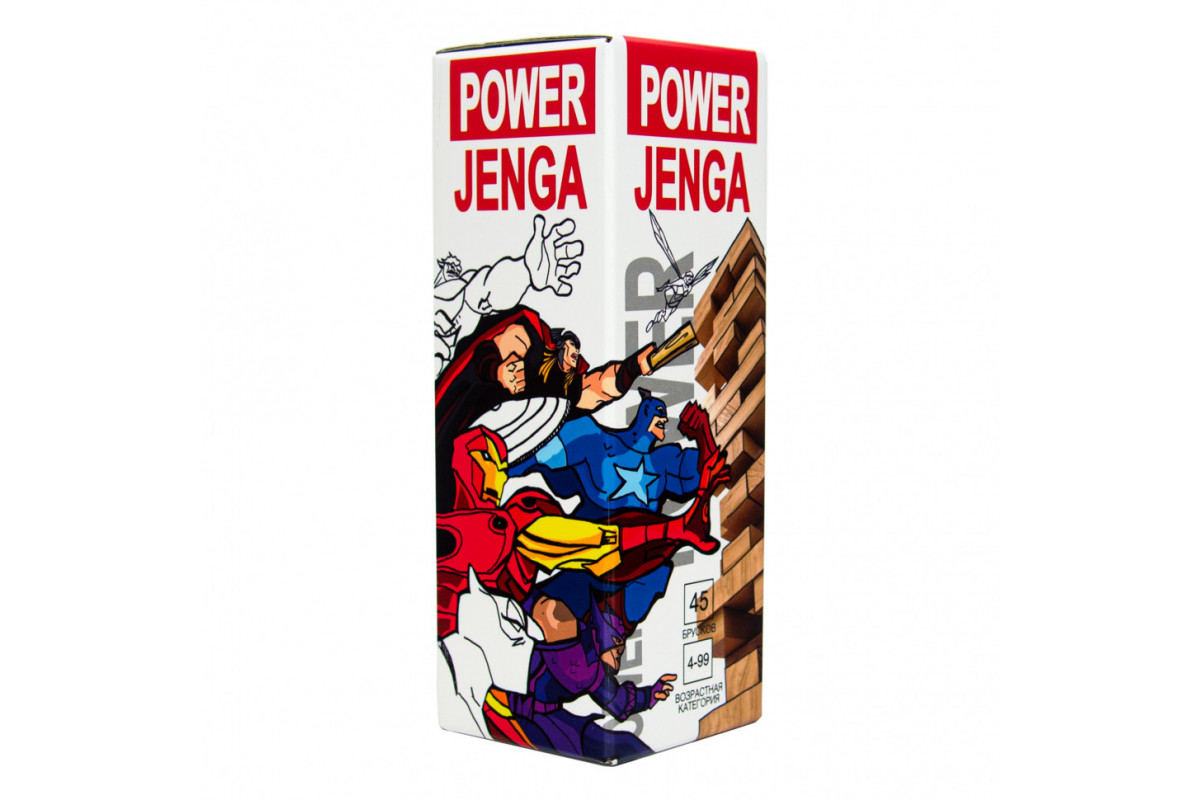 Настольная игра Power Jenga Strateg PL 32104 Настольная игра Power Jenga Strateg PL 32104