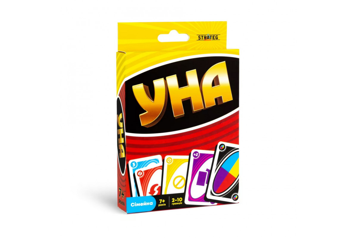 Карточная настольная игра «УНА classic» 30447 на русском языке Карточная настольная игра «УНА classic» 30447 на русском языке