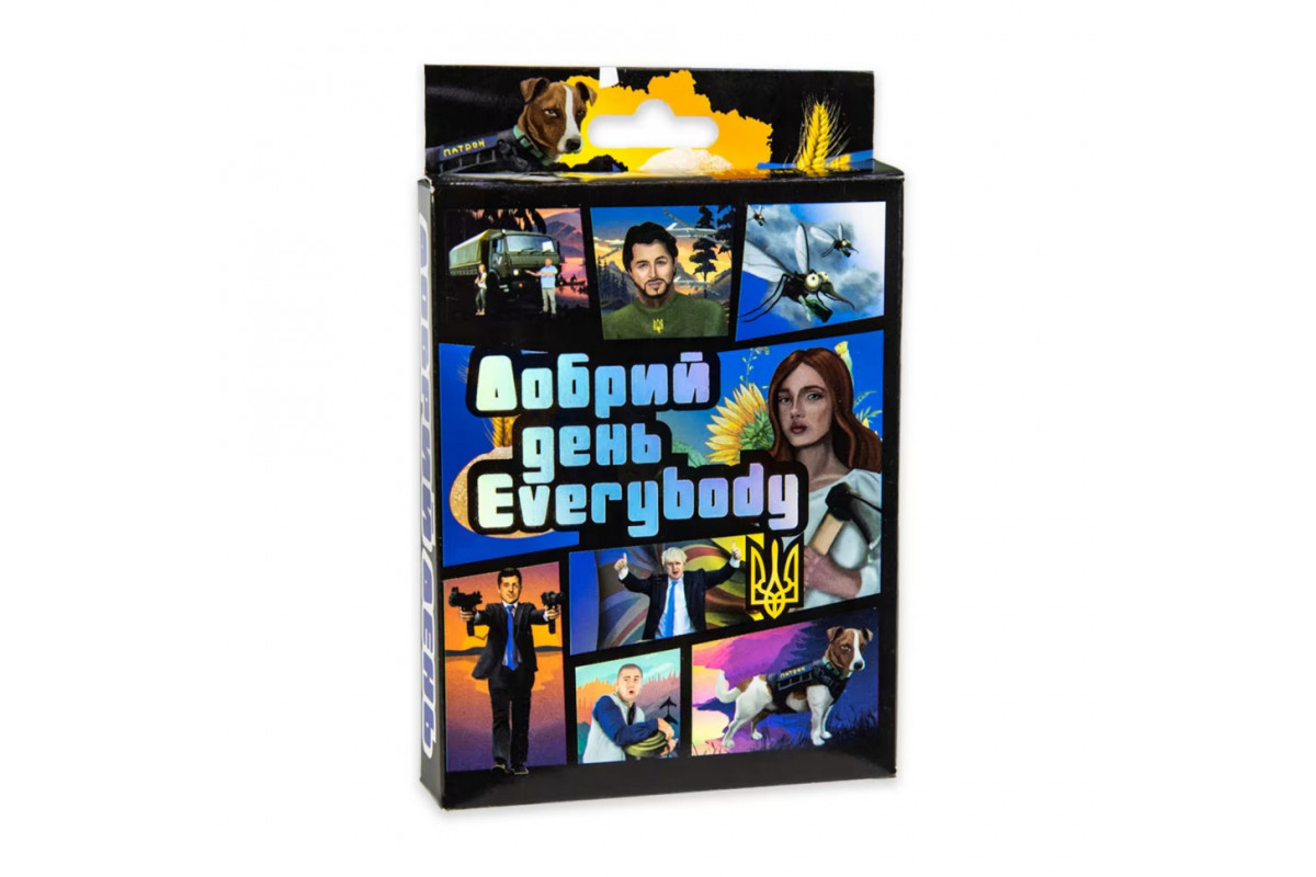 Карточная настольная игра «Добрый день Everybody» 30272 на русском языке 46 карт Карточная настольная игра «Добрый день Everybody» 30272 на русском языке 46 карт