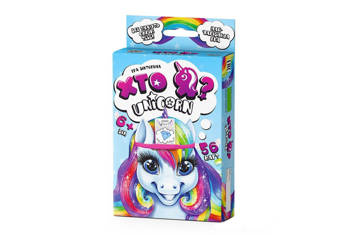 Настільна гра Хто Я? Unicorn HIM-05-01U укр Настільна гра Хто Я? Unicorn HIM-05-01U укр