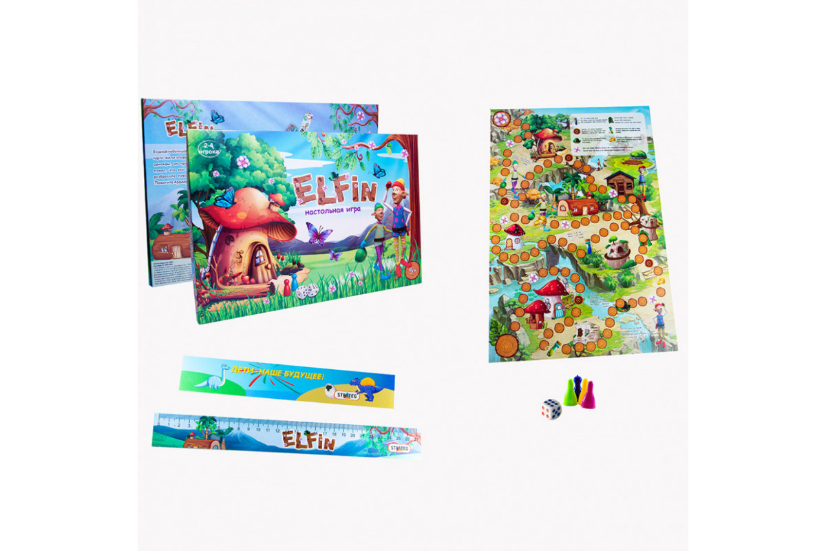 Настольная Игра-бродилка Elfin 30512 (рус.) Настольная Игра-бродилка Elfin 30512 (рус.)