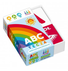 Настільна навчальна гра ABC tęcza 360135, 48 карток 