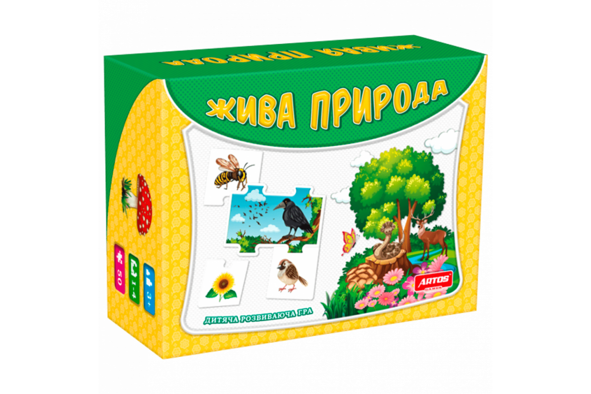 Розвиваюча гра преміум Жива природа Artos Games 0543ATS Розвиваюча гра преміум Жива природа Artos Games 0543ATS