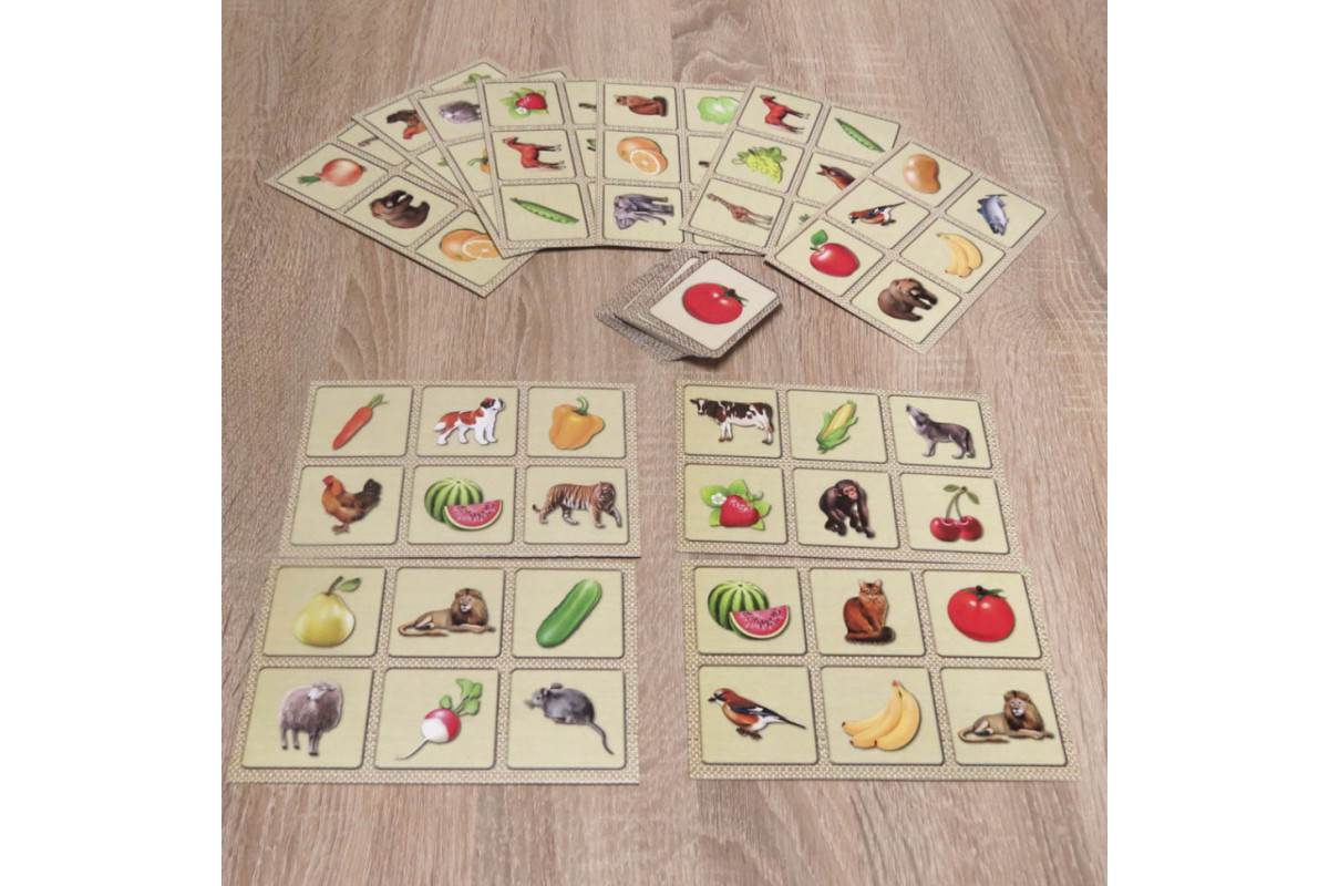Обучающая настольная игра Лото Обучающая настольная игра Лото