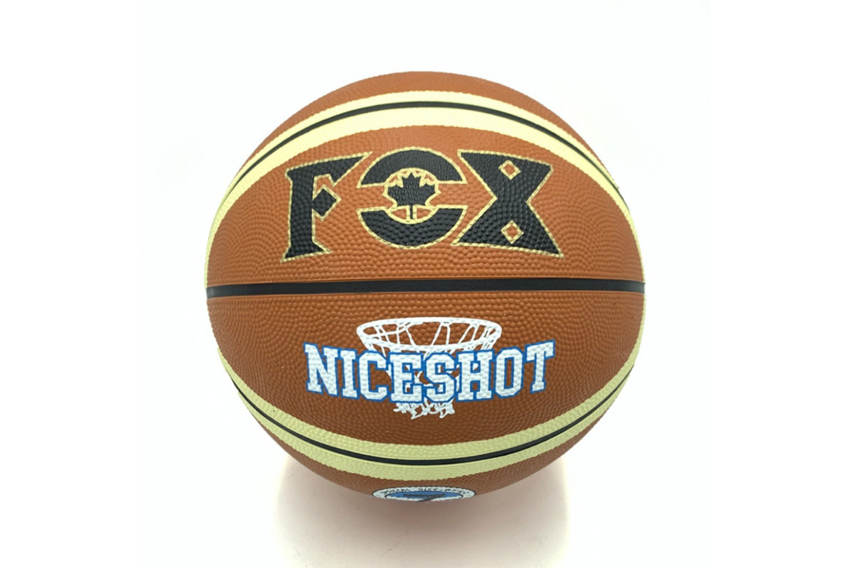 М'яч баскетбольний Fox ball №7 NE-BAS-1026 коричнево-бежевий М'яч баскетбольний Fox ball №7 NE-BAS-1026 коричнево-бежевий