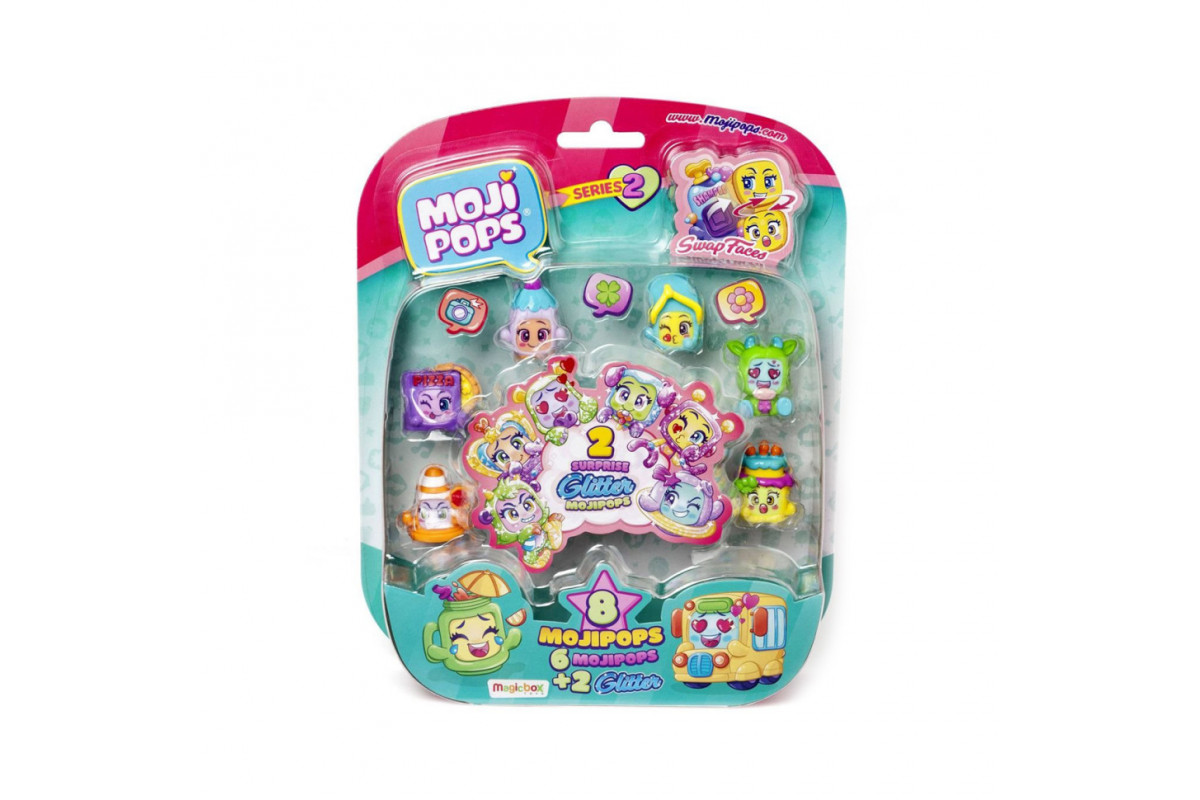 Набір фігурок Сяючий сюрприз Moji Pops S2 PMP2B816IN00, 8 фігурок Набір фігурок Сяючий сюрприз Moji Pops S2 PMP2B816IN00, 8 фігурок