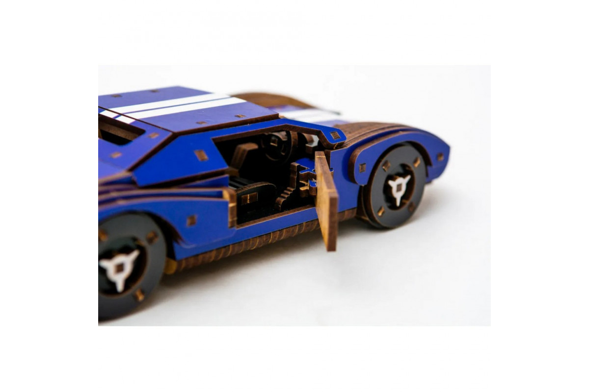 Деревянный 3D конструктор Fast car Gt Puz-26915, 164 детали Деревянный 3D конструктор Fast car Gt Puz-26915, 164 детали