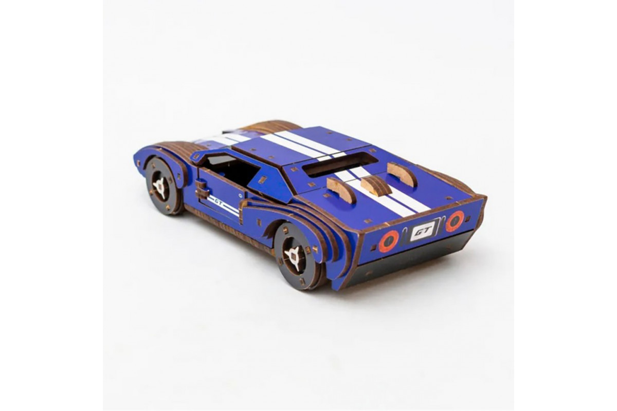 Деревянный 3D конструктор Fast car Gt Puz-26915, 164 детали Деревянный 3D конструктор Fast car Gt Puz-26915, 164 детали