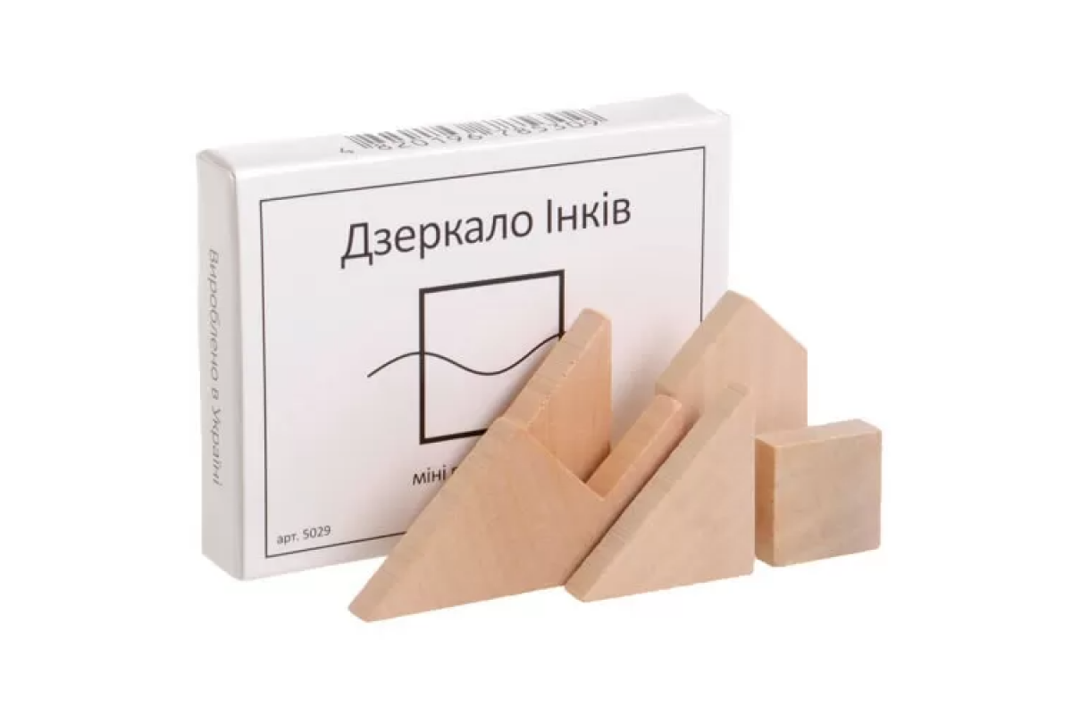 Мини головоломка Зеркало Инков. Заморочка 5029 деревянная Мини головоломка Зеркало Инков. Заморочка 5029 деревянная