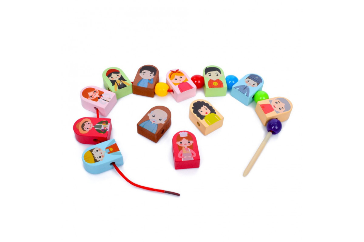 Деревянная игрушка шнуровка Деревянная игрушка шнуровка