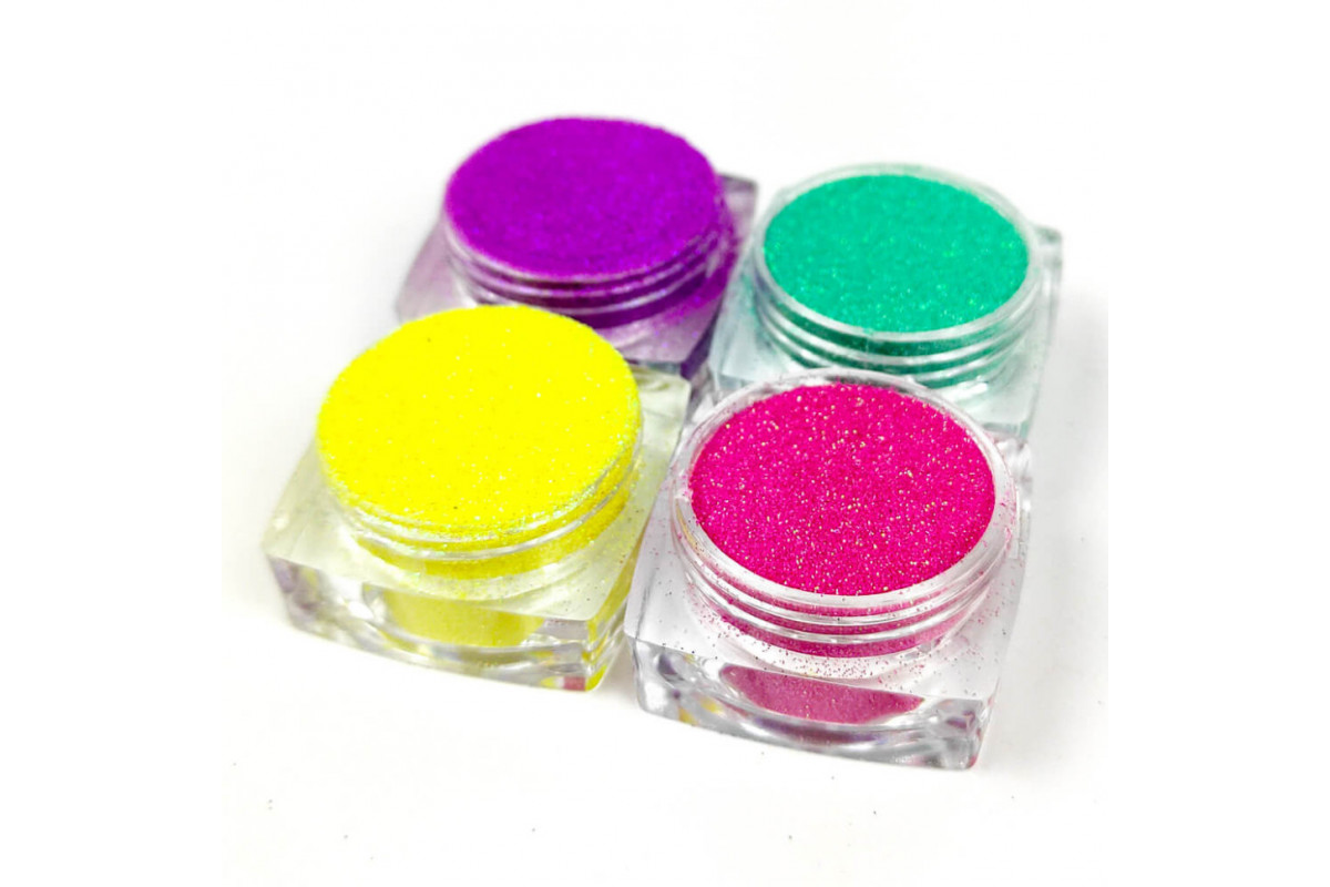 Набір гліттера для біо-тату «Райдужний №5» glitter-set-4x-5, 4 кольори Набір гліттера для біо-тату «Райдужний №5» glitter-set-4x-5, 4 кольори