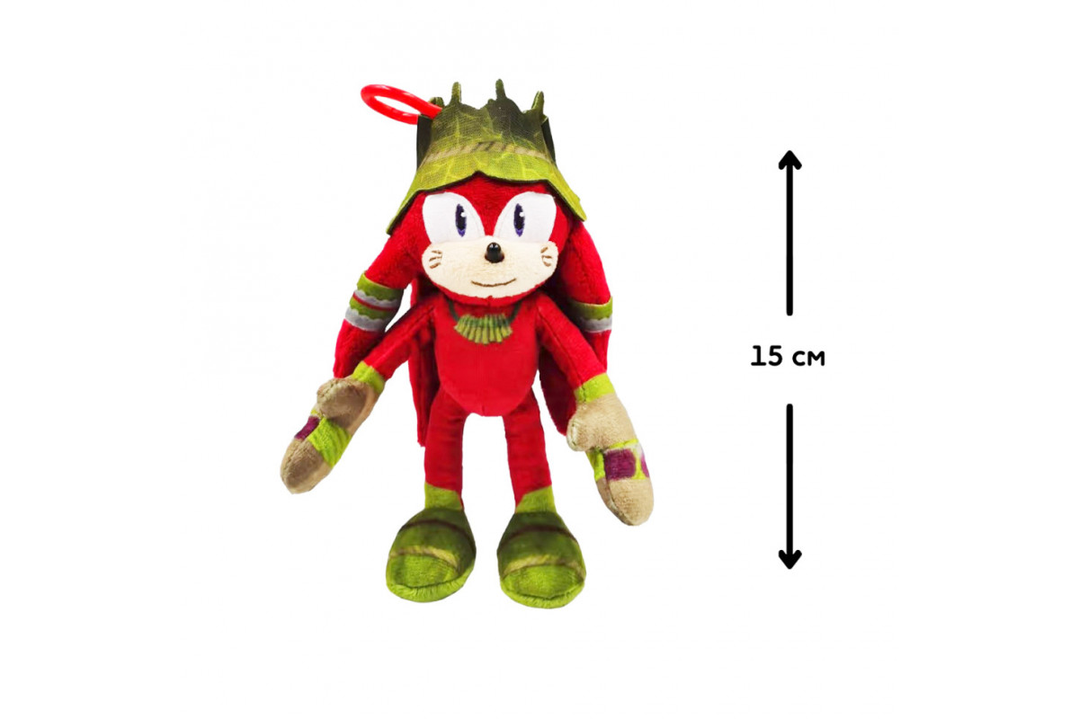 Мягкая игрушка на клипсе Наклз SONIC PRIME SON7004D 15 см Мягкая игрушка на клипсе Наклз SONIC PRIME SON7004D 15 см