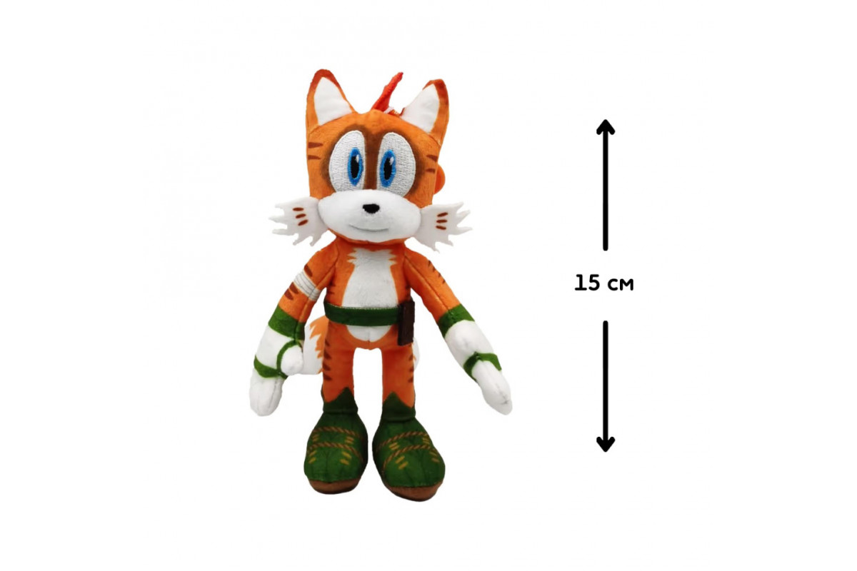 М'яка іграшка на кліпсі Тейлз SONIC PRIME SON7004C 15 см М'яка іграшка на кліпсі Тейлз SONIC PRIME SON7004C 15 см