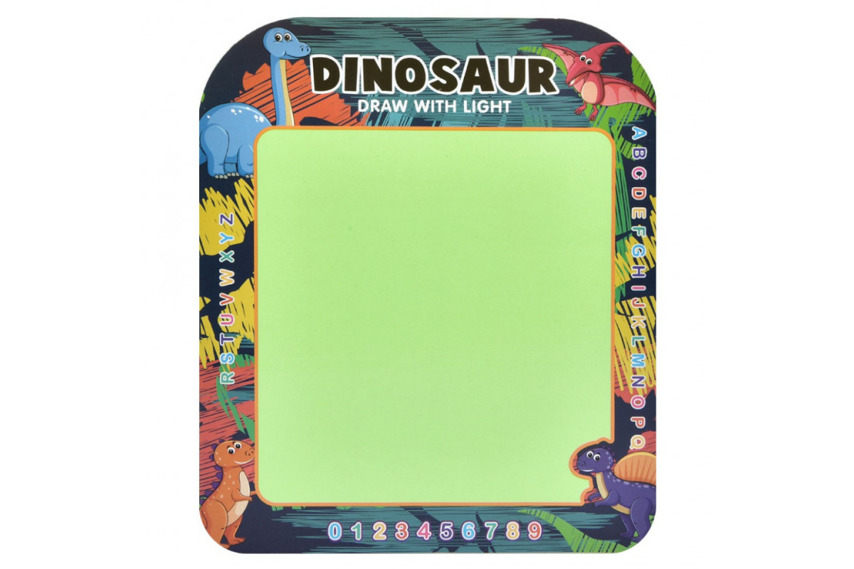Дошка для малювання світлом CQ150-4-5(Dinosaur) маркера 4 шт Дошка для малювання світлом CQ150-4-5(Dinosaur) маркера 4 шт