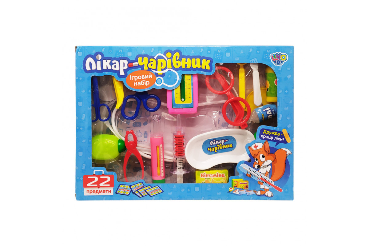 Ігровий набір Лікар-чарівник Limo Toy M 0462, 22 предмета C Ігровий набір Лікар-чарівник Limo Toy M 0462, 22 предмета C