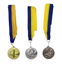 Набор(комплект) медалей 1, 2, 3 место с лентами