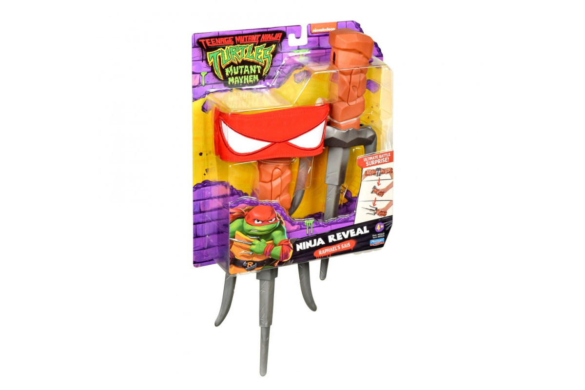 Набор игрушечного оружия Кинжал-сай Рафаэля TMNT 83524 трансформируется Набор игрушечного оружия Кинжал-сай Рафаэля TMNT 83524 трансформируется