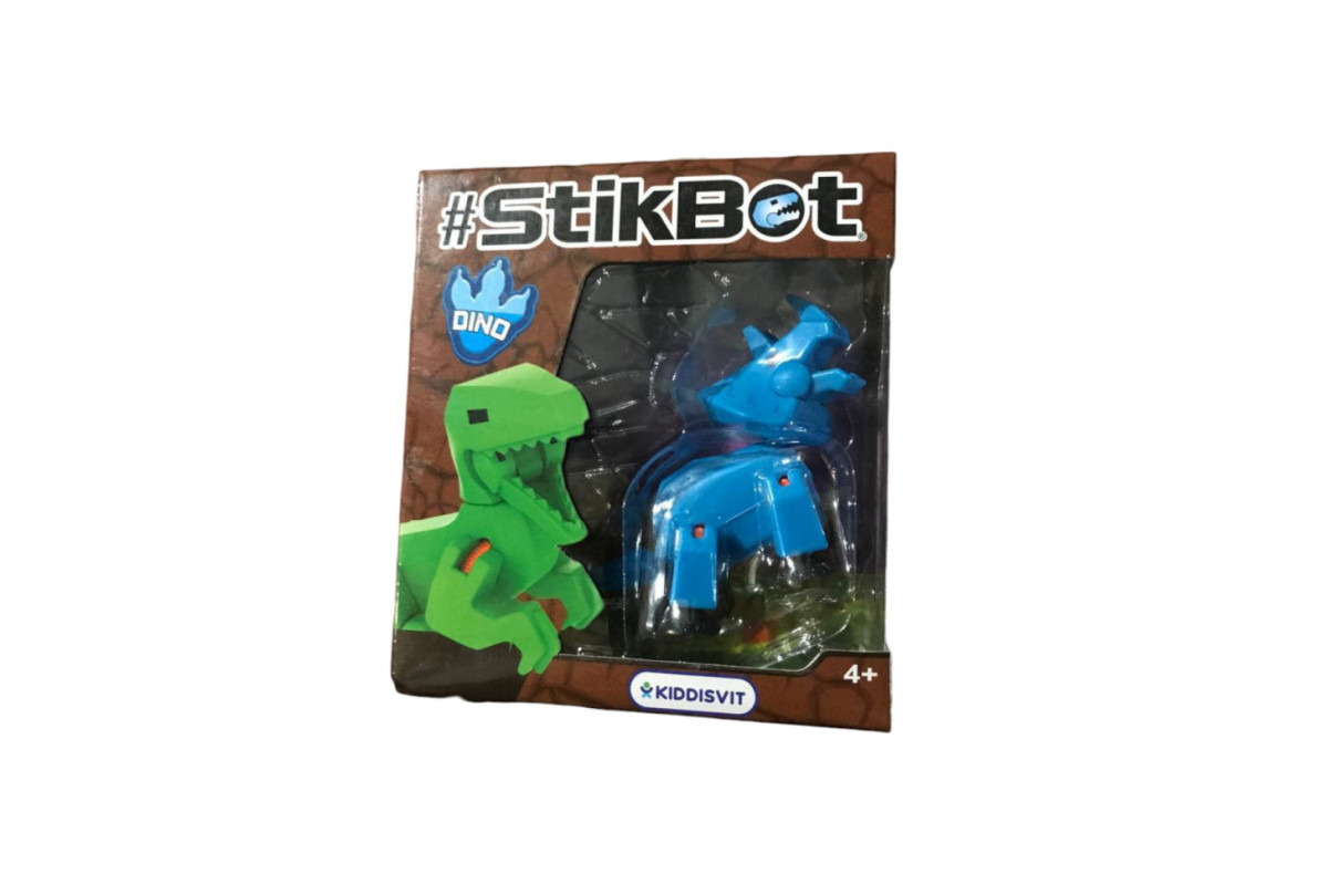 Фигурка для анимационного творчества Трицератопс Stikbot TST622DN_UAKD-2(Blue) Фигурка для анимационного творчества Трицератопс Stikbot TST622DN_UAKD-2(Blue)