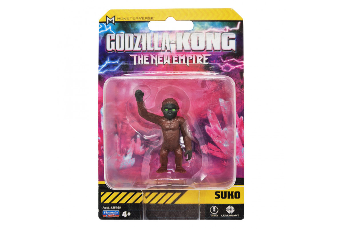 Ігрова фігурка Suko Мінімонстри Godzilla vs. Kong 35760-6 розмір 5 см Ігрова фігурка Suko Мінімонстри Godzilla vs. Kong 35760-6 розмір 5 см