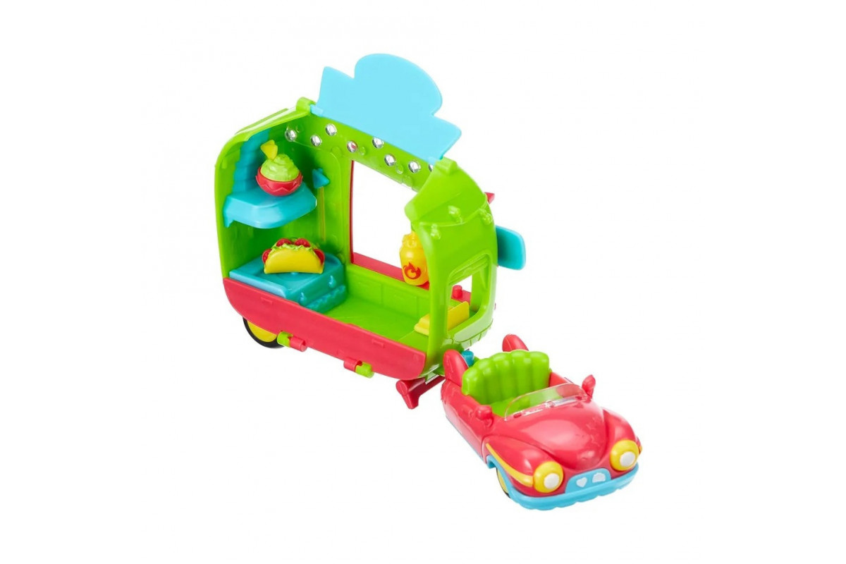 Игровой набор Фургончик с едой Moji Pops PMPSB216IN80 (2 фигурки, аксессуары) Игровой набор Фургончик с едой Moji Pops PMPSB216IN80 (2 фигурки, аксессуары)