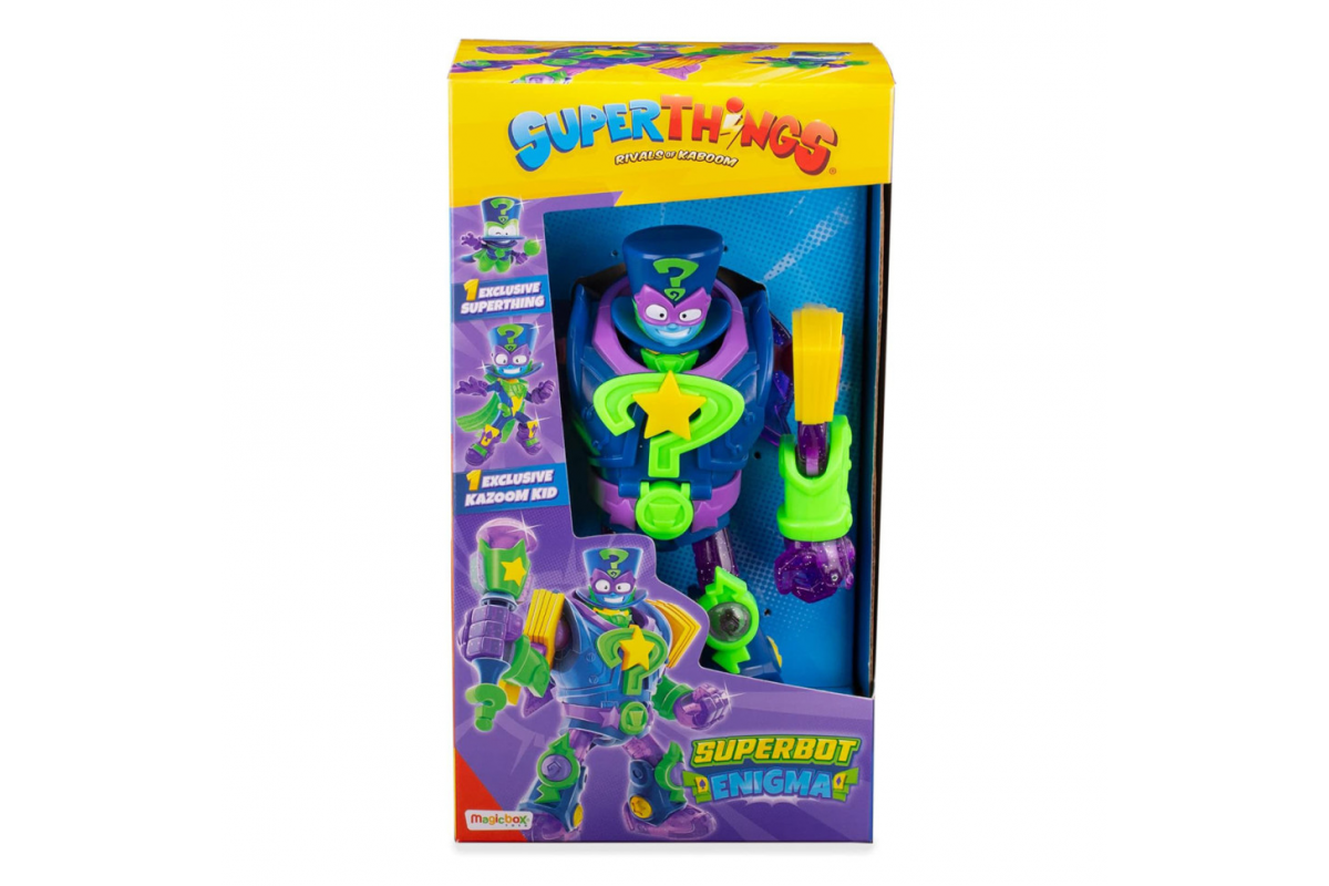 Игровой набор Супербот Энигма Superthings S PSTSP116IN30 робот, казум-кид, фигурка