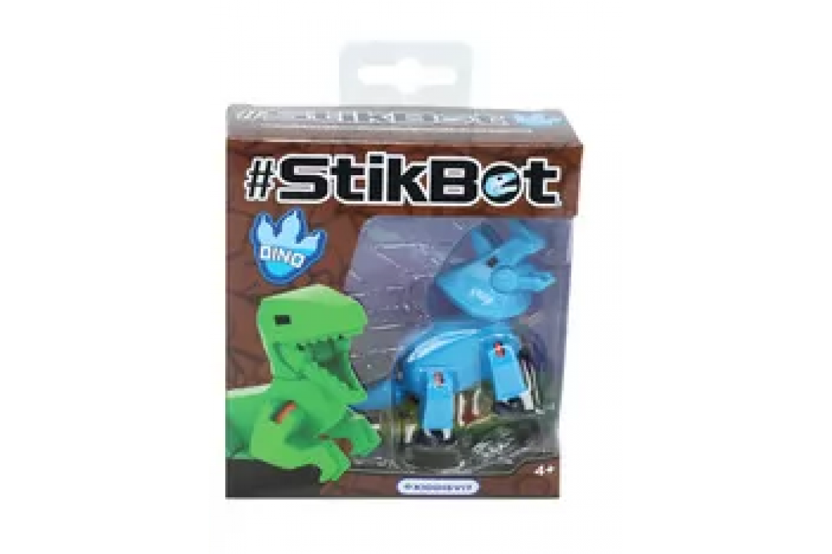 Фигурка для анимационного творчества Трицератопс Stikbot TST622DN_UAKD-2(Blue) Фигурка для анимационного творчества Трицератопс Stikbot TST622DN_UAKD-2(Blue)