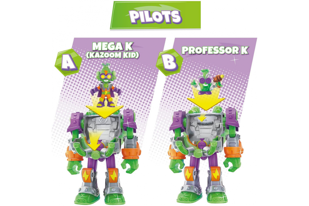 Игровой набор Супербот Мега-К Superthings PSTSP116IN20 робот, казум-кид, фигурка Игровой набор Супербот Мега-К Superthings PSTSP116IN20 робот, казум-кид, фигурка