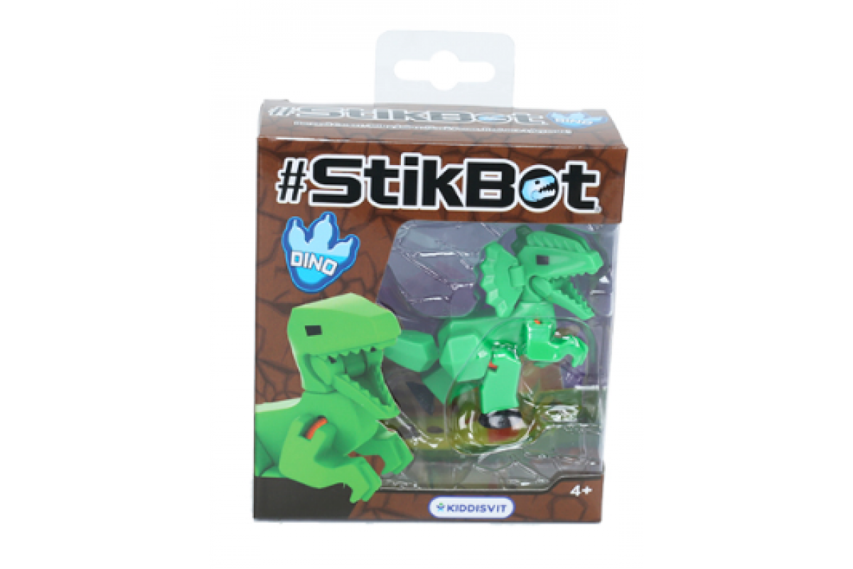 Фігурка для анімаційної творчості Ділофозавр Stikbot TST622DN_UAKD-3(Green) Фігурка для анімаційної творчості Ділофозавр Stikbot TST622DN_UAKD-3(Green)