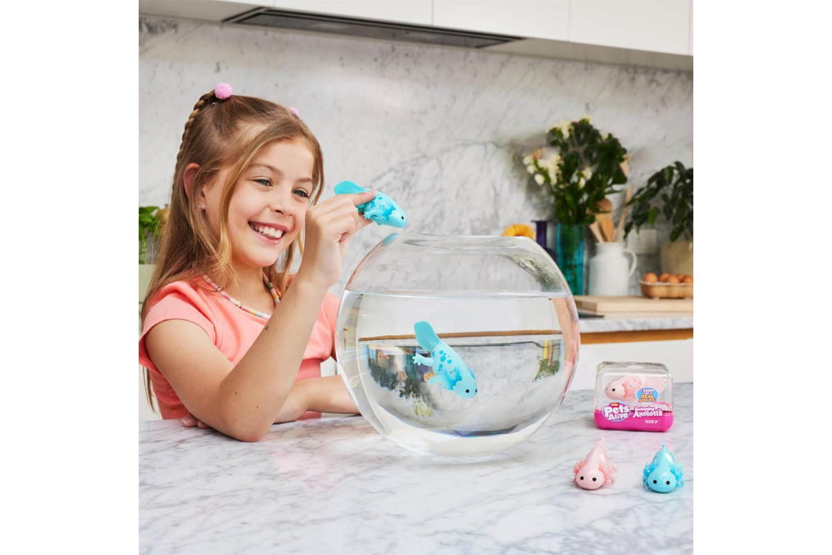 Интерактивная игрушка Аксолотль Pets & Robo Alive 9556A, розовый Интерактивная игрушка Аксолотль Pets & Robo Alive 9556A, розовый