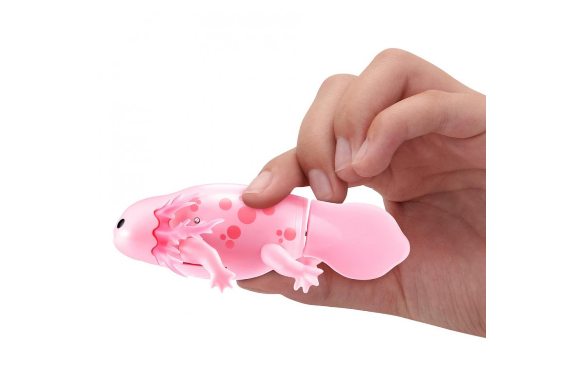Интерактивная игрушка Аксолотль Pets & Robo Alive 9556A, розовый Интерактивная игрушка Аксолотль Pets & Robo Alive 9556A, розовый