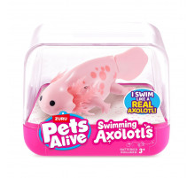 Интерактивная игрушка Аксолотль Pets & Robo Alive 9556A, розовый