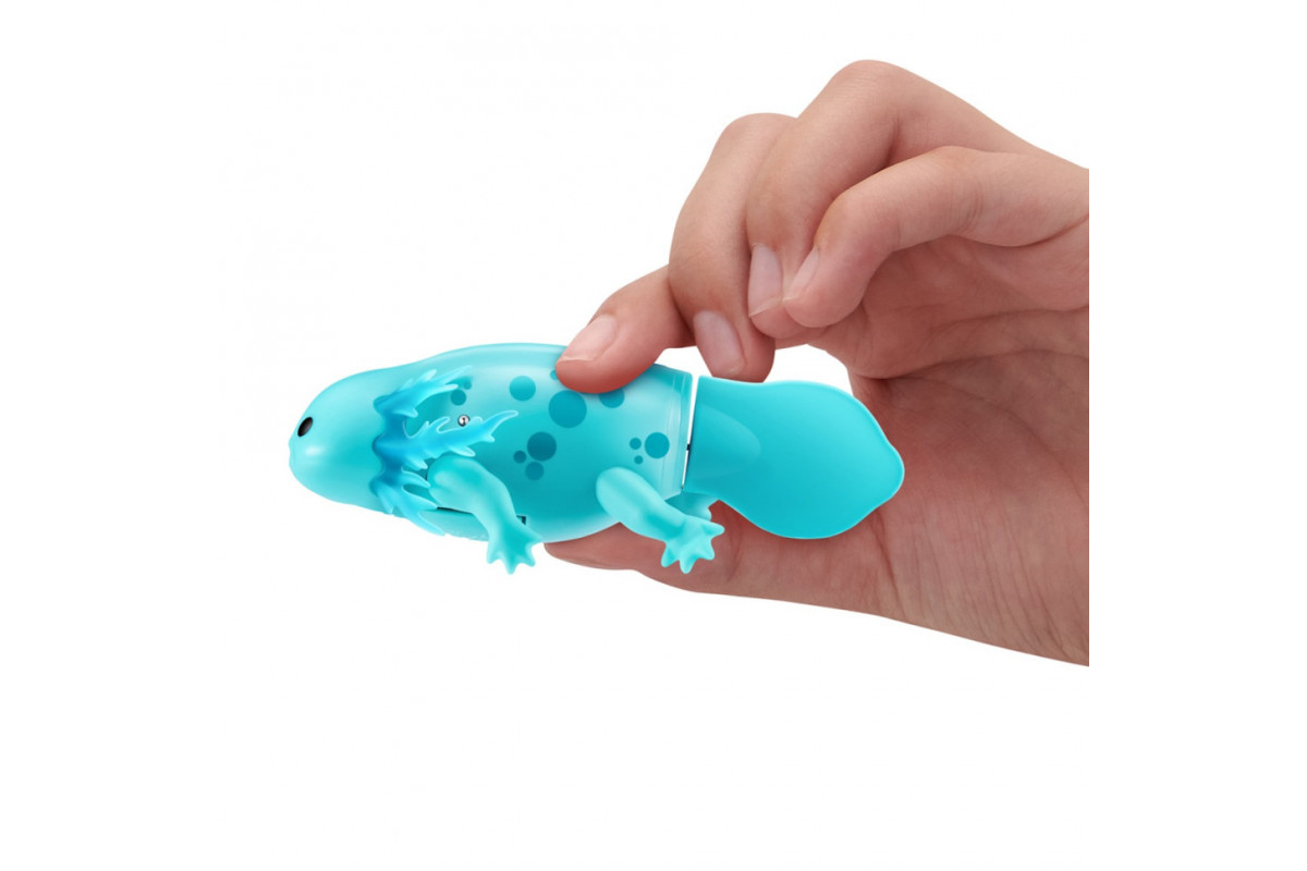 Интерактивная игрушка Аксолотль Pets & Robo Alive 9556B, бирюзовый