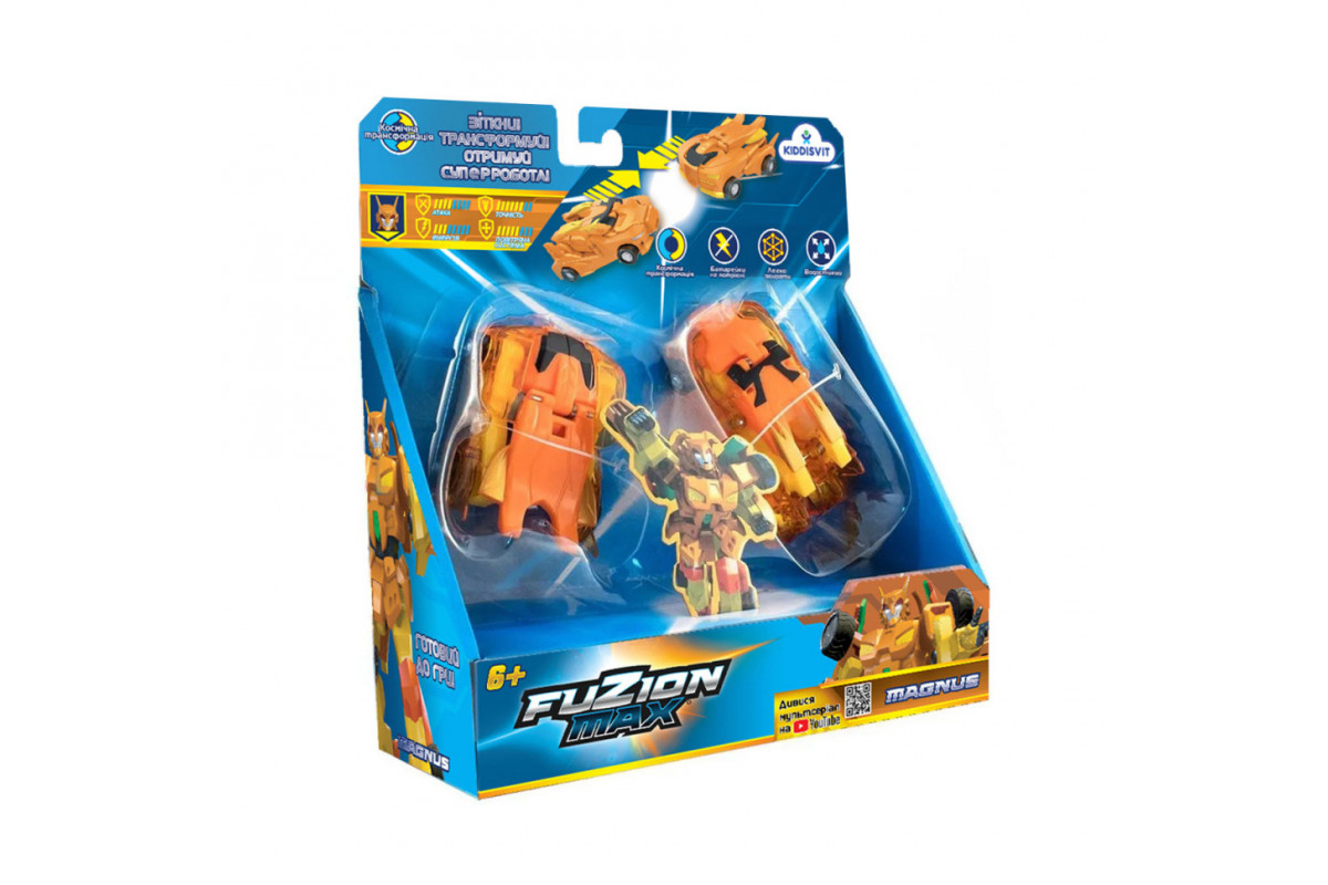 Игровой набор машинок-трансформеров Магнус Fuzion Max 54002 Игровой набор машинок-трансформеров Магнус Fuzion Max 54002