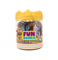 Ігровий набір фігурок Дикі Тварини FUN BANKA 320385-UA міні 38 предметів