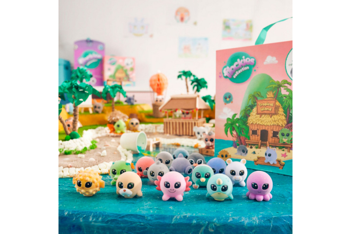 Коллекционная игрушка-фигурка Осьминог Оливия Flockies S2 FLO0405 Коллекционная игрушка-фигурка Осьминог Оливия Flockies S2 FLO0405