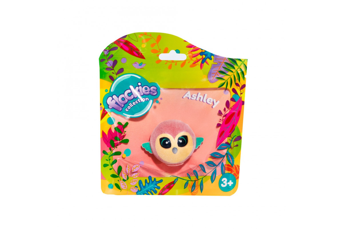 Коллекционная игрушка-фигурка Попугай Ара Эшли Flockies FLO0105 Коллекционная игрушка-фигурка Попугай Ара Эшли Flockies FLO0105