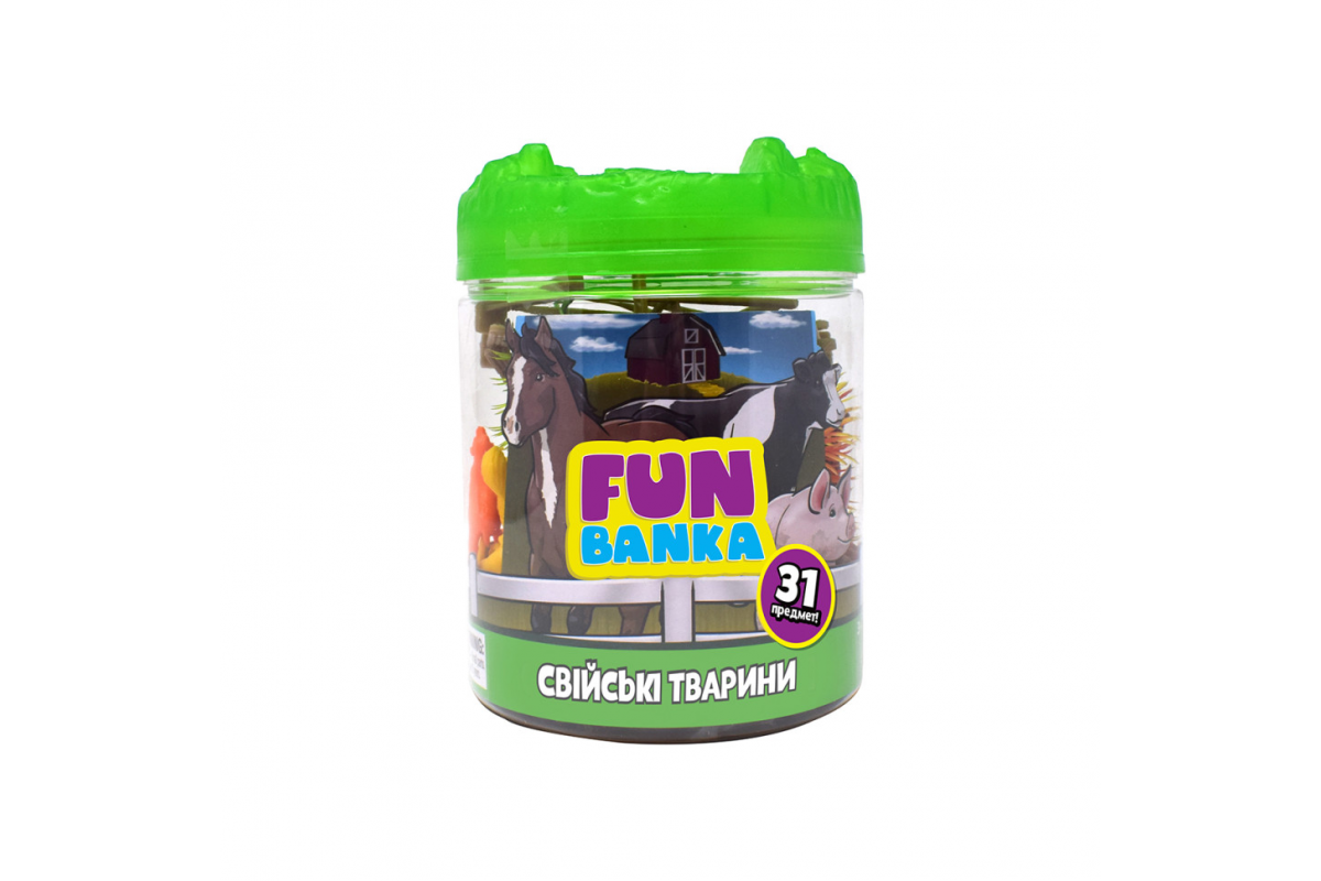 Ігровий набір фігурок Домашні тварини Fun Banka 320386-UA міні Ігровий набір фігурок Домашні тварини Fun Banka 320386-UA міні