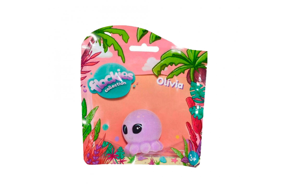 Коллекционная игрушка-фигурка Осьминог Оливия Flockies S2 FLO0405 Коллекционная игрушка-фигурка Осьминог Оливия Flockies S2 FLO0405