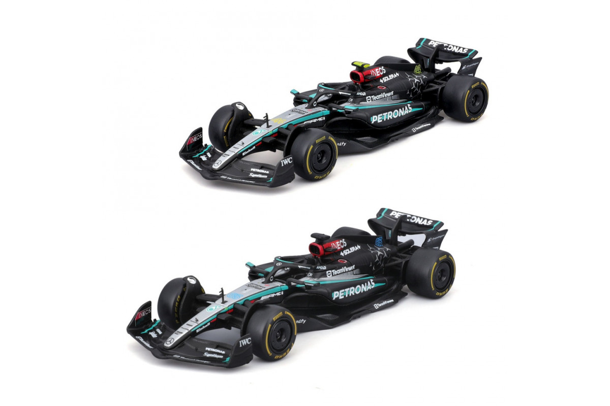 Колекційна автомодель Mercedes-AMG F1 W15 Performance (2024) Bburago 18-38208, 1:43 масштаб Колекційна автомодель Mercedes-AMG F1 W15 Performance (2024) Bburago 18-38208, 1:43 масштаб