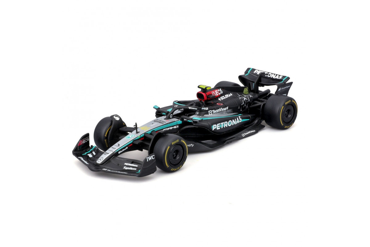 Колекційна автомодель Mercedes-AMG F1 W15 Performance (2024) Bburago 18-38208, 1:43 масштаб Колекційна автомодель Mercedes-AMG F1 W15 Performance (2024) Bburago 18-38208, 1:43 масштаб