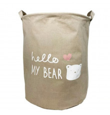Кошик для іграшок та білизни «Hello my bear» MGZ-1004(Grey)
