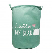 Кошик для іграшок та білизни «Hello my bear» MGZ-1004(Green)