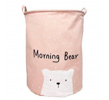 Корзина для белья и игрушек «Morning bear» MGZ-1004(Pink)