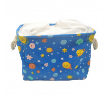 Корзина из хлопка Bambi CLR619 корзина 35-25-26см Космос