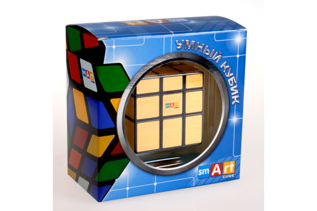 Кубик Рубика Зеркальный Smart Cube SC352 золотой Кубик Рубика Зеркальный Smart Cube SC352 золотой