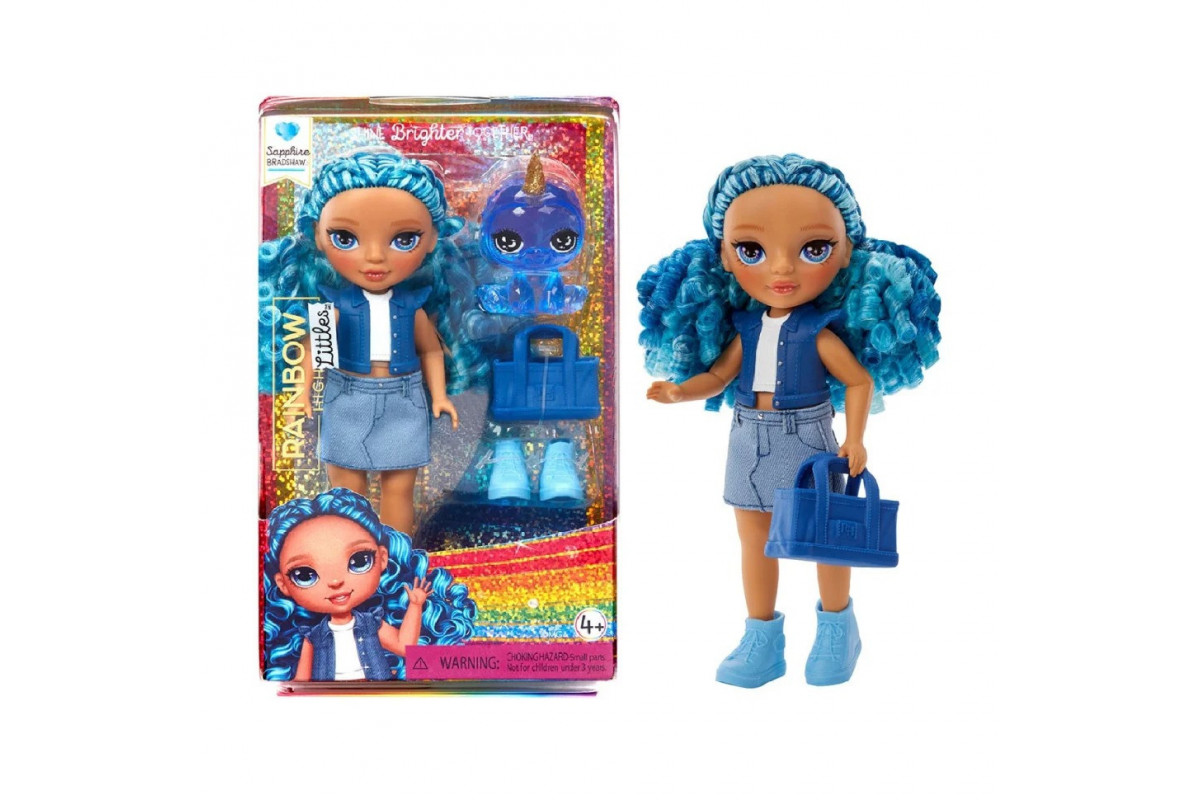 Ігровий набір із лялькою «Сапфіра» Rainbow High 531197 серії «Littles» з аксесуарами Ігровий набір із лялькою «Сапфіра» Rainbow High 531197 серії «Littles» з аксесуарами