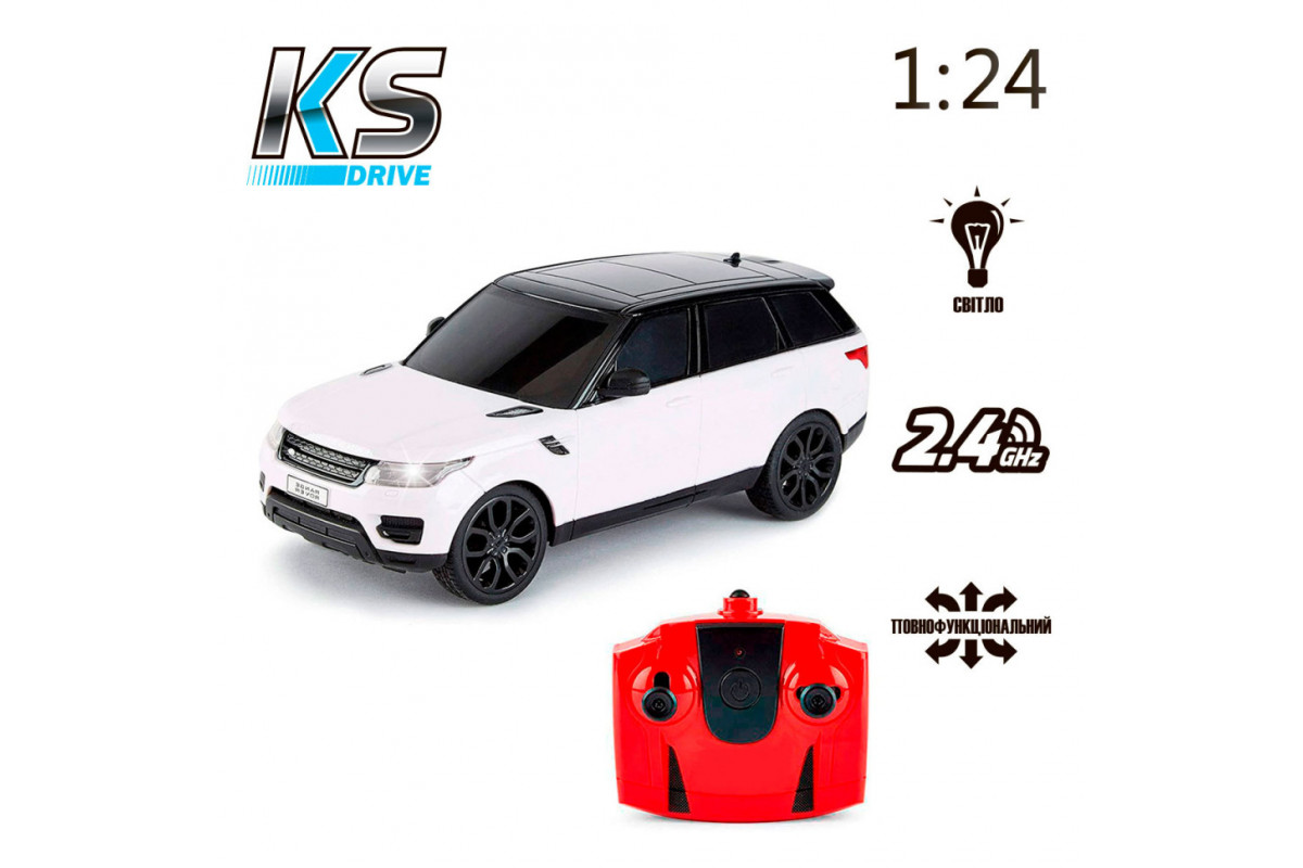 Автомобиль на радиоуправлении LAND ROVER RANGE ROVER SPORT KS DRIVE 124GRRW масштаб 1:24, 2.4Ghz Автомобиль на радиоуправлении LAND ROVER RANGE ROVER SPORT KS DRIVE 124GRRW масштаб 1:24, 2.4Ghz