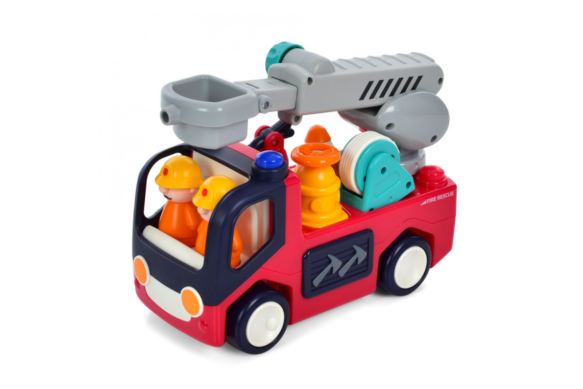 Детская Пожарная машинка Hola Toys E9998-HL со светом и звуком Детская Пожарная машинка Hola Toys E9998-HL со светом и звуком